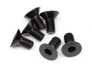 HPI 109919 - FLAT HEAD SCREW M6X12MM (HEX SOCKET/6PCS)